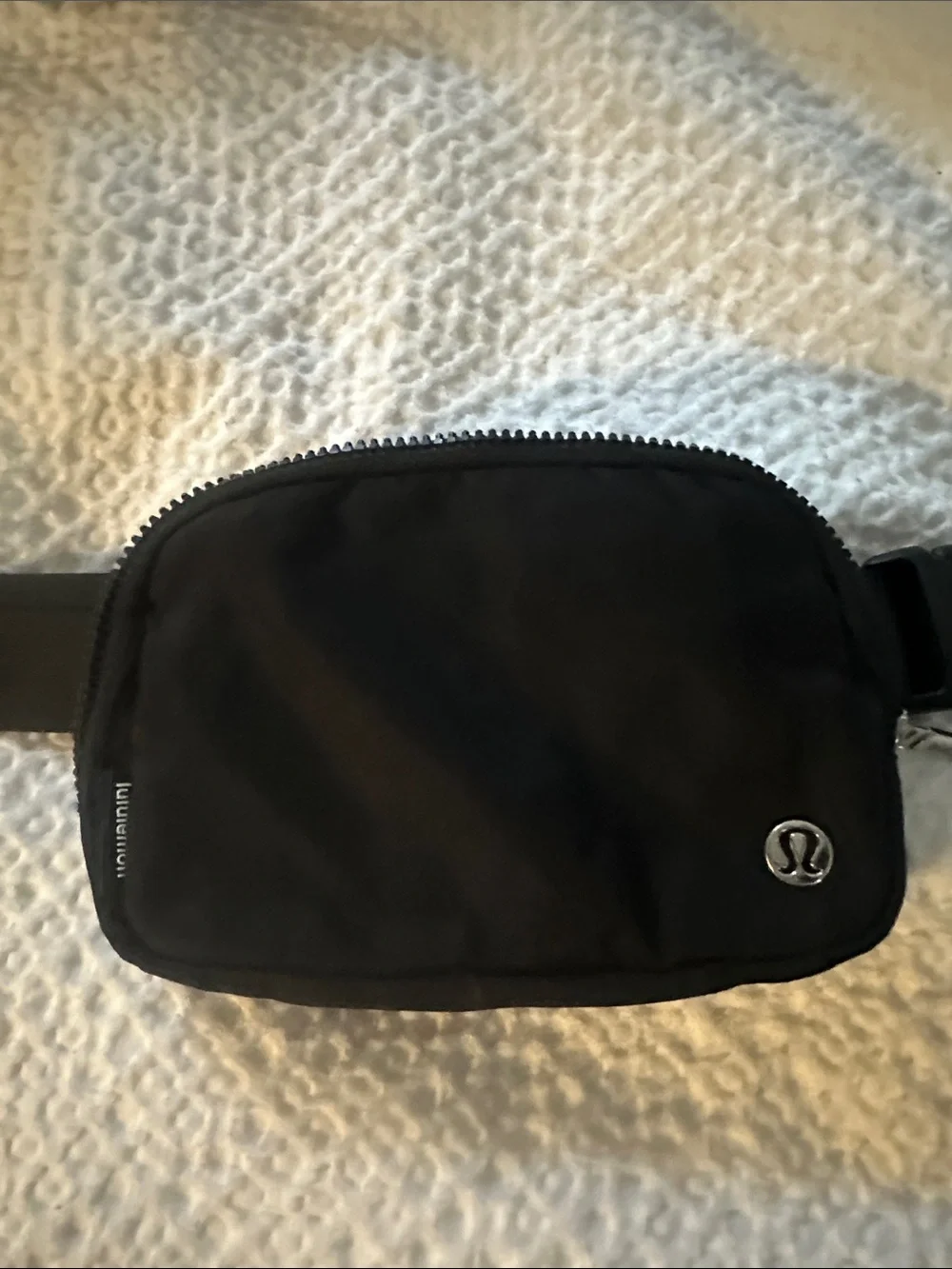 lululemon athletica Black Tech Waist Pack / Belt Bag